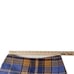 Free People Skort 4 Emmy Mini Menswear Wrap Shorts Skirt Plaid Boho Blue Combo