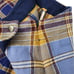 Free People Skort 4 Emmy Mini Menswear Wrap Shorts Skirt Plaid Boho Blue Combo