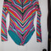 NWT Trina Turk Louvre Swim Paddle Board Kayak Suit Long Sleeve Thumb Hole Sz XL