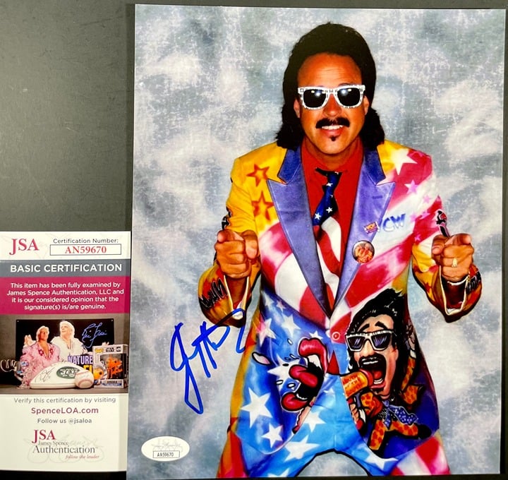 WCW The Mouth Of The South Jimmy Hart Signed 8x10 Photo A Autograph WWF JSA COA