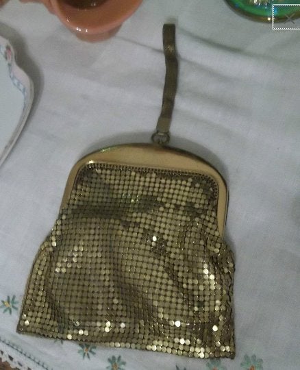 Vintage WHITING & DAVIS Flapper Purse