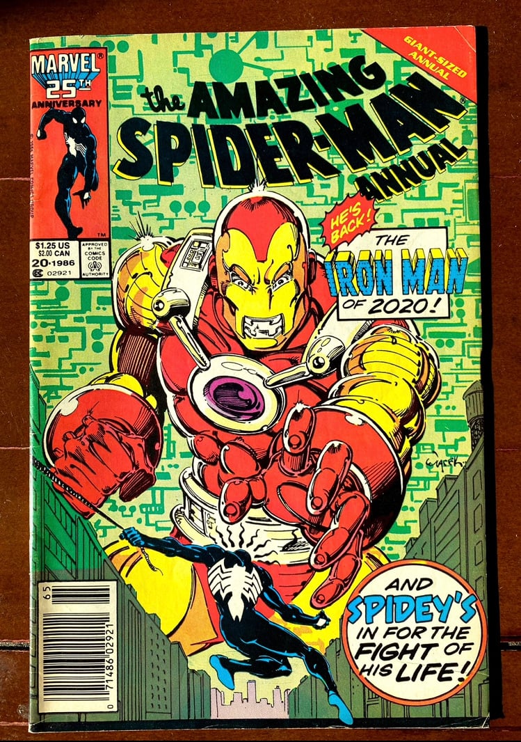 MARVEL AMAZING SPIDERMAN 25 YR ANNIVERSARY #20, 1986