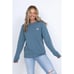 The North Face Heritage Patch Crew Neck Sweatshirt Womens Size M Outdoors Blue