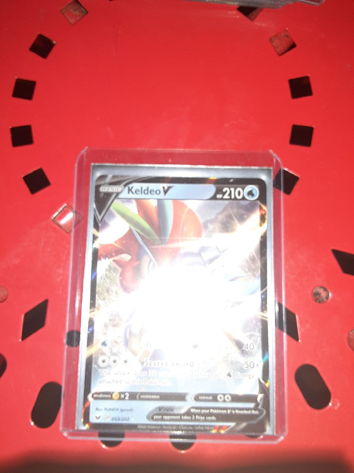 2020 POKEMON KELDEO HOLOGRAM CARD
