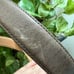 Vintage Pierre Cardin olive grey ladies leather belt