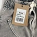 Minikid Gray Marmo Biker Paneled Shorts Size 2/3 New