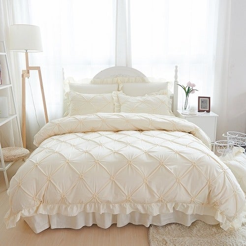 Geometric Pastoral Style BeddingSet Duvet Cover Bed Cover Pillowcase Quilt Cover