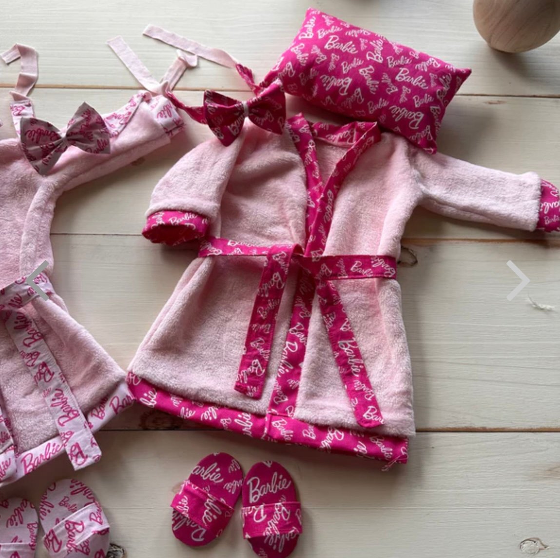 Barbie inspired robe baby