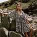 Daughters of India Kyra Mini Dress in Pepper NEW Size XL Bohemian Boho Floral