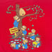 Vintage Teddy Bear Sweatshirt Collared Neck Whimsical Honey Bear Graphics XXL