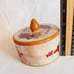 La Perugina DERUTA Italy Ceramiche Jar Canister Lid Sugar Trinket Dish RARE