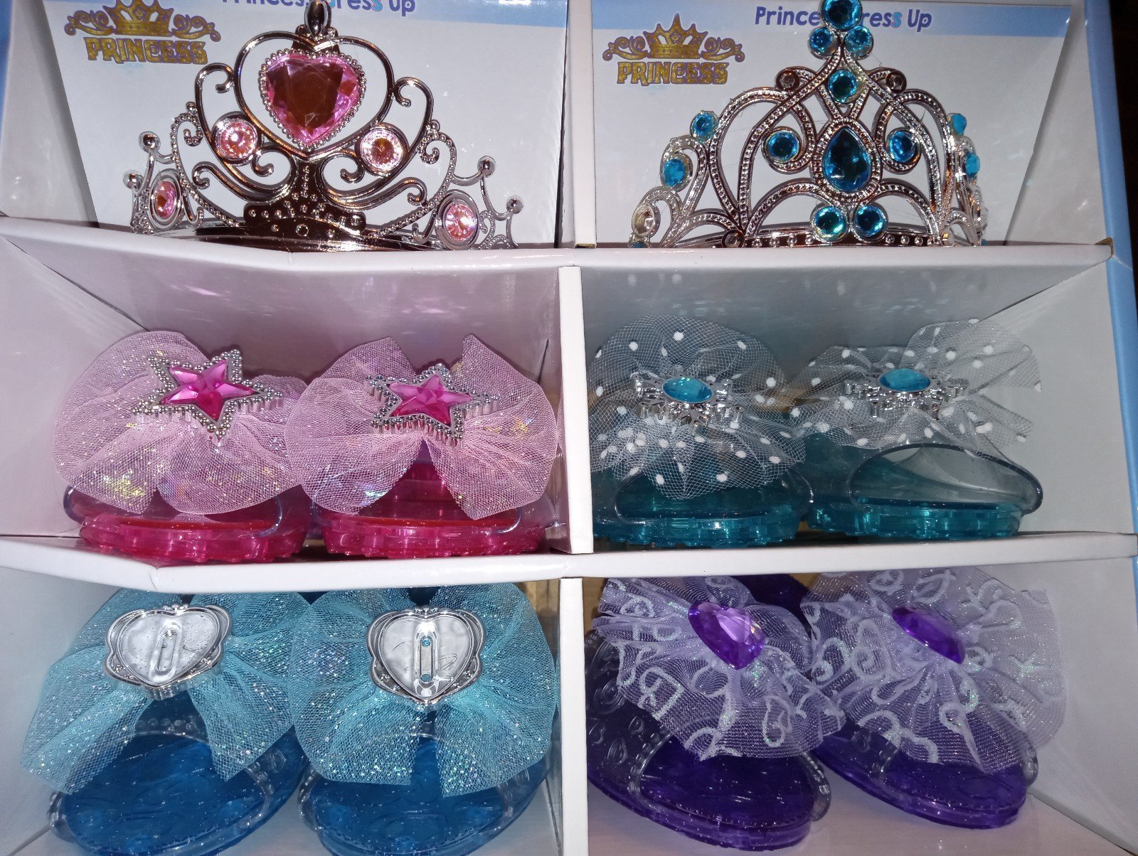 Princess Play sets Dress Up Shoes, Jewelry, Clothing, ...Ages 3-6