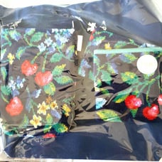 Unused with Outer Bag★Feiler Swing Cherry Navy 3-Piece Set (with Outer Bag)