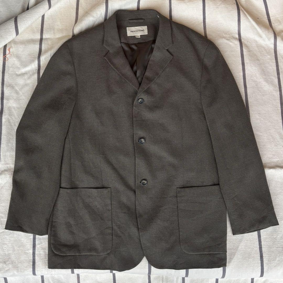 90s vintage Tailored Jacket Black Purple