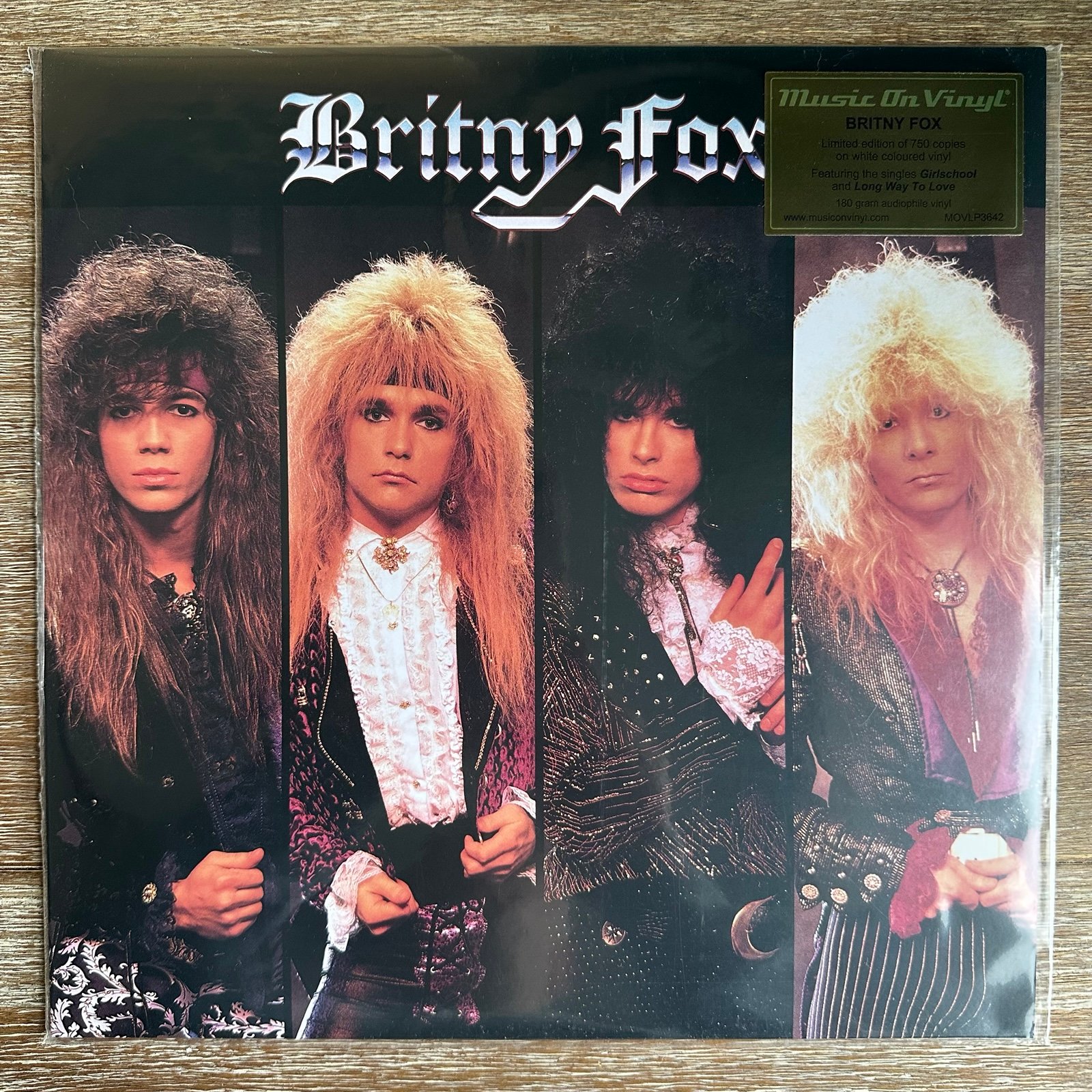 Britny Fox. Sealed, Very Limited White Vinyl LP. One of 700 Made.