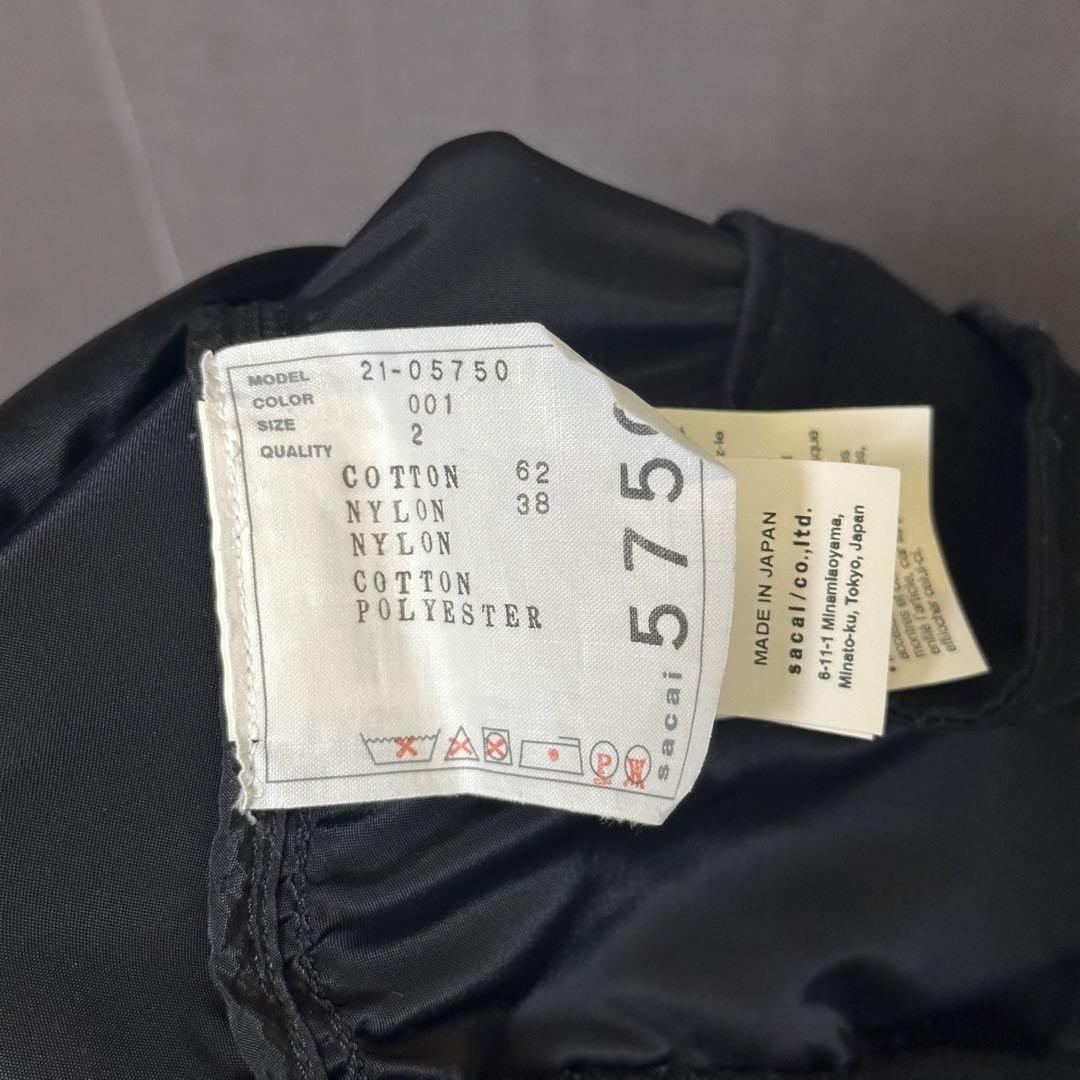 楽天市場】【中古】sacai Nylon Twill Mix Pulloverドッキング