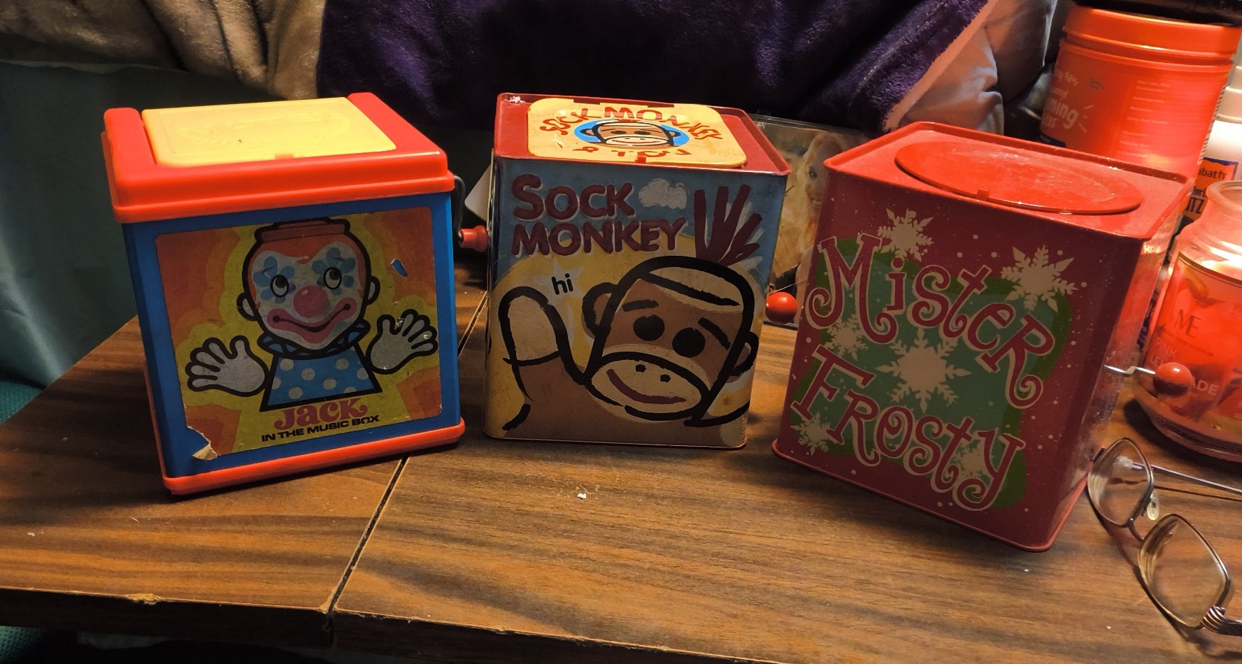 Collectable 3 jack in boxes