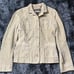 Banana Republic Genuine Suede Leather Button Up Jacket Western Style Size M