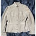 Banana Republic Genuine Suede Leather Button Up Jacket Western Style Size M