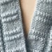 Blue Wool Handcrafted V neck button down Cardigan sweater SZ: M