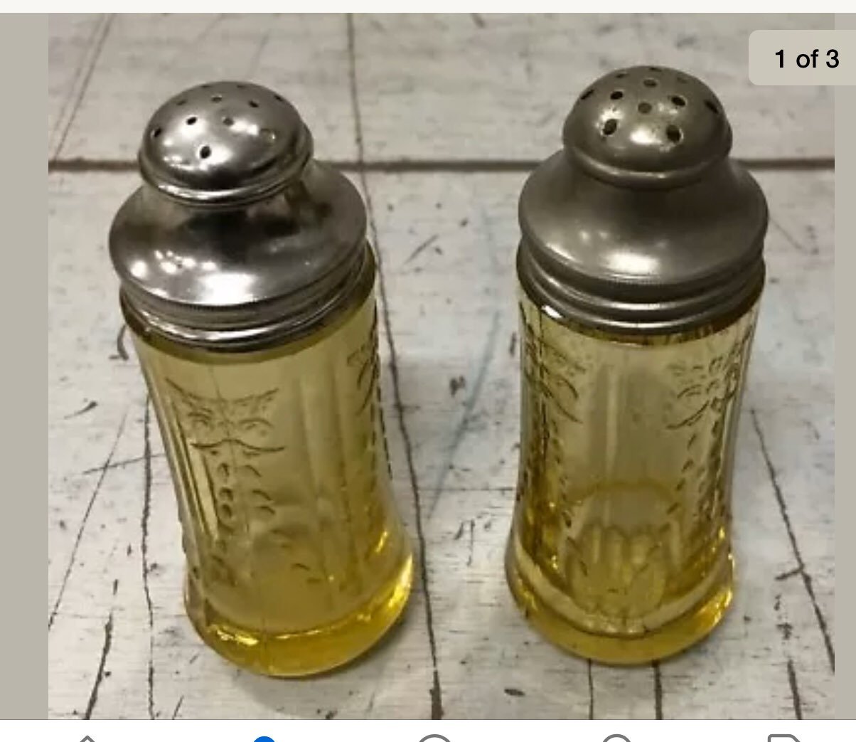 vintage salt and pepper shakers