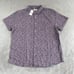 Marine Layer Stretch Selvage Shirt Men XL Asphalt Palm Print SS Beach NWT 98