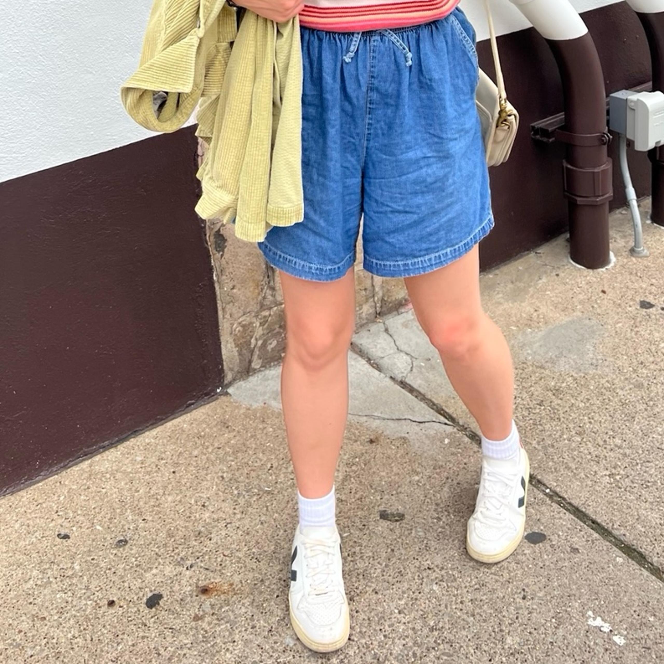 Vintage Denim Baggy Shorts