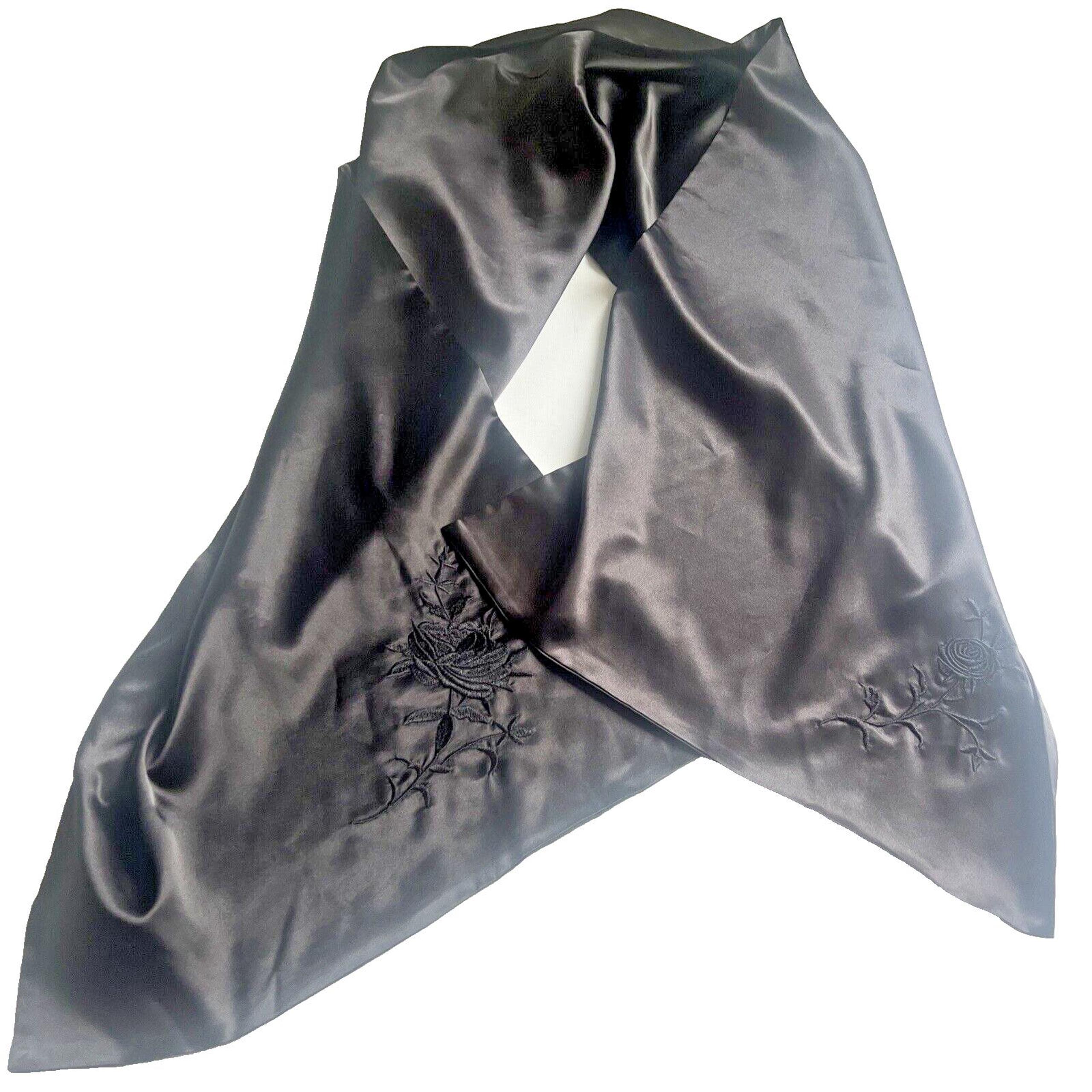 Lauren Ralph Lauren Black & Gold Sheer Scarf/Shawl New W/Tags 70 X 34