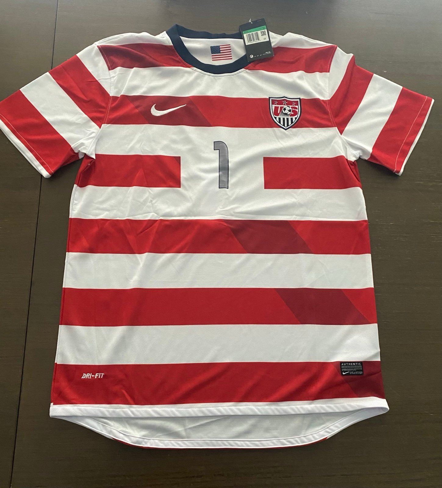 Hope Solo USMNT USA Soccer Nike Jersey NWT 2012 Waldo Men XL Extra Large New MLS