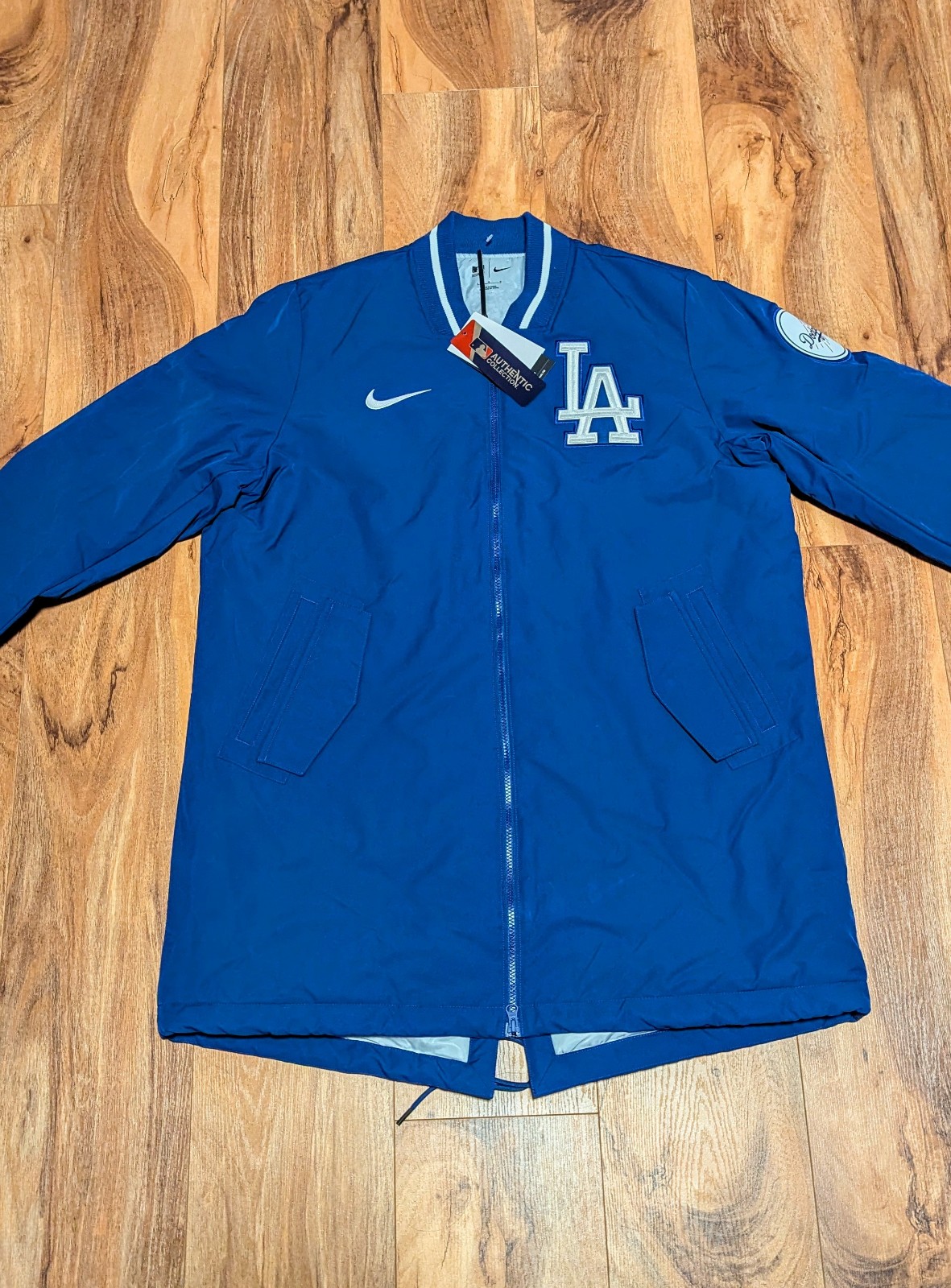 Nike Los Angeles Dodgers MLB Royal Dugout Performance Full-Zip Jacket Men's XL