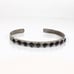 VTG NA Style Cuff Bracelet, Plastic Stones, Marked AP