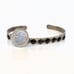VTG NA Style Cuff Bracelet, Plastic Stones, Marked AP