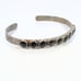 VTG NA Style Cuff Bracelet, Plastic Stones, Marked AP