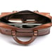 Laptop Briefcase WEIXIER 8619- Genuine Leather, Waterproof Men's Briefcase Large