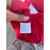 Betsy & Adam Long Red Formal Prom Dress with Mesh Cut Outs, Sleeveless, Size 0