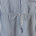 PAIGE Blue and White Striped Dress