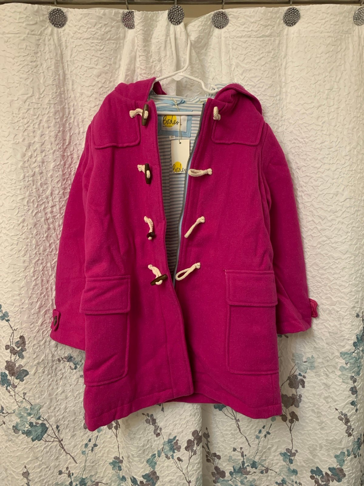 mini boden wool coat