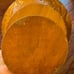 Hand Carved Leaves Wooden Pedestal Fruit Bowl Vintage Wood Container Decor