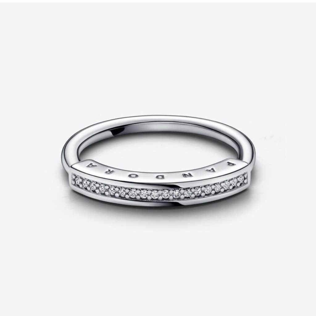 Pandora Signature I-D Pavé Ring NEW