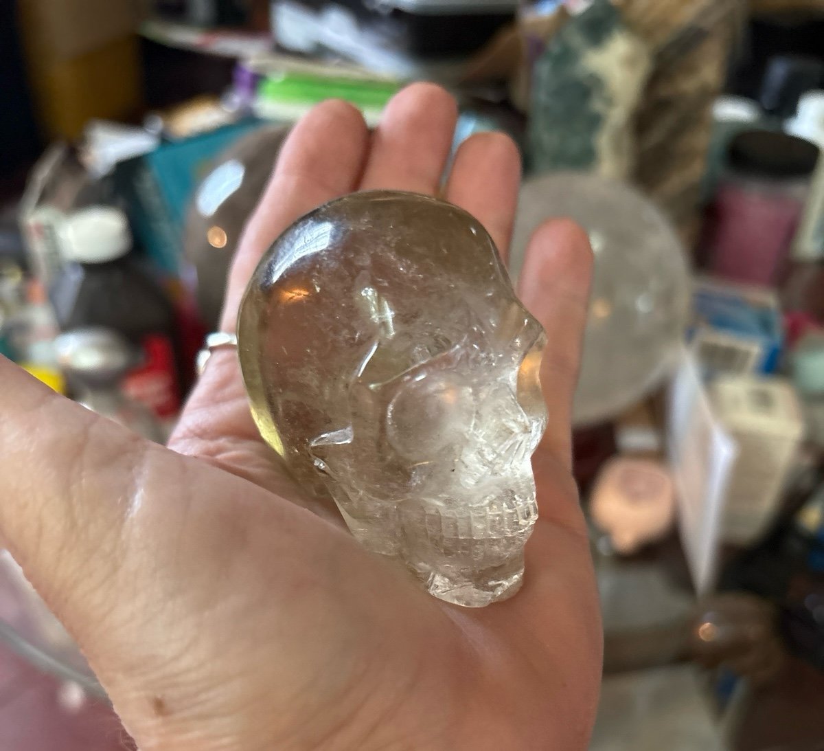 Citrine skull