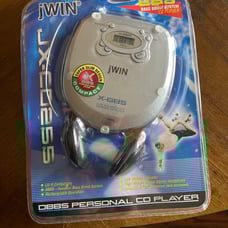 NEW SEALED jWIN JX-CD255 Personal CD Player w Headphones
