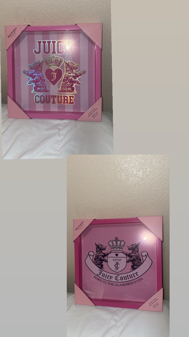 Juicy couture wall art bundle
