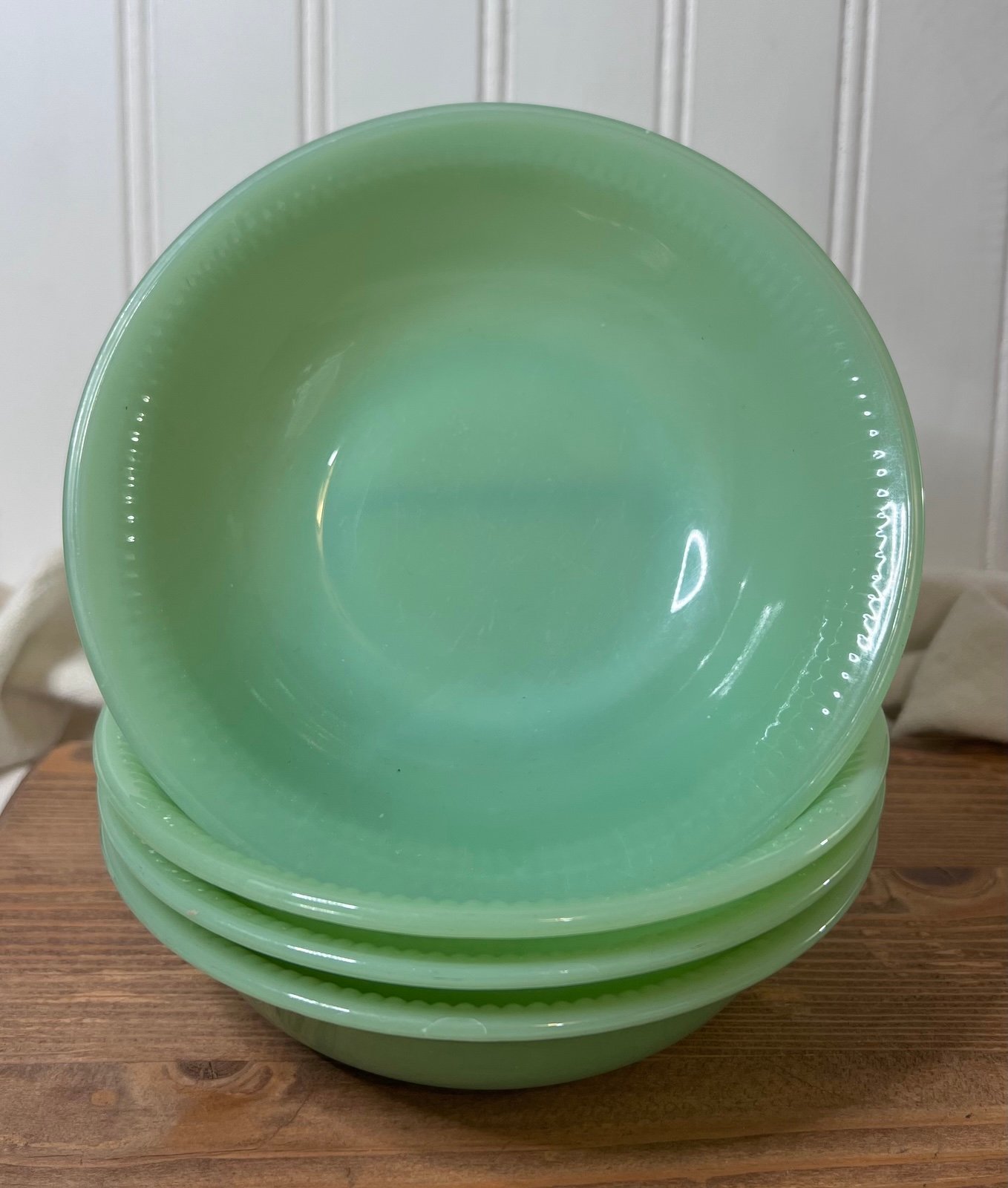 Jadeite Bowls Set of 4