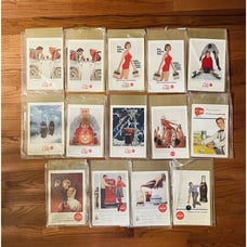 14 Vintage Coca Cola Ads 1950s 1960s 1954 55 56 63 64 65 Ephemera Lot Americana