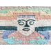 Vintage Southwestern Tapestry Aztec Hand Woven Striped Rug Wall Art Throw Gift