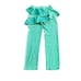 New J KOO x Adidas Velour Track Pants Ruffle Skirt Mint Green Sporty Spice S