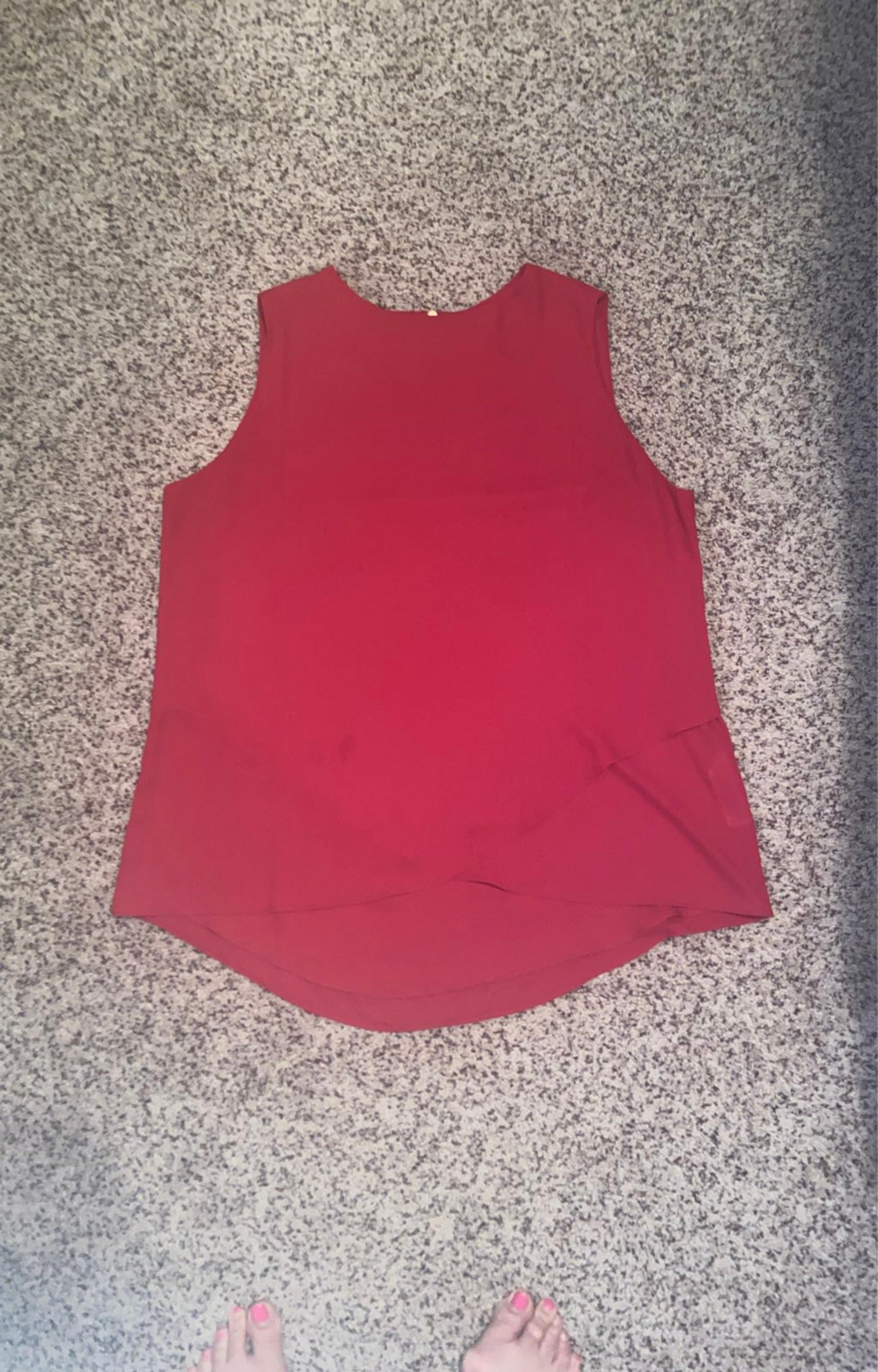 Chicos red Tank Top