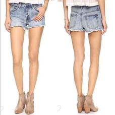 Free People Uptown High Waist Shorts 29