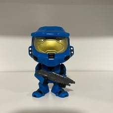 Funko Pop Master Chief 01 Halo Games Barnes And Noble & OOB Loose Blue