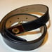 Vtg Pierre Cardin Black Cowhide Leather Belt 36/90 Logo Buckle